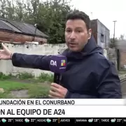 De película: robaron un móvil de A24 y los ladrones pasaron frente a la policía mientras los periodistas los seguían