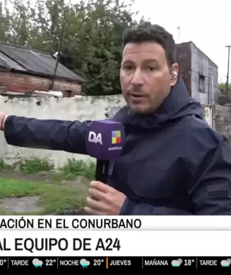El movilero Diego Lewen y su camar�grafo sufrieron un robo en Dock Sud.