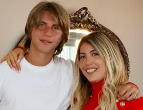 Wanda Nara desorient� a su hijo con un llanto actuado