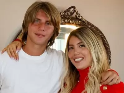 Wanda Nara desorient� a su hijo con un llanto actuado