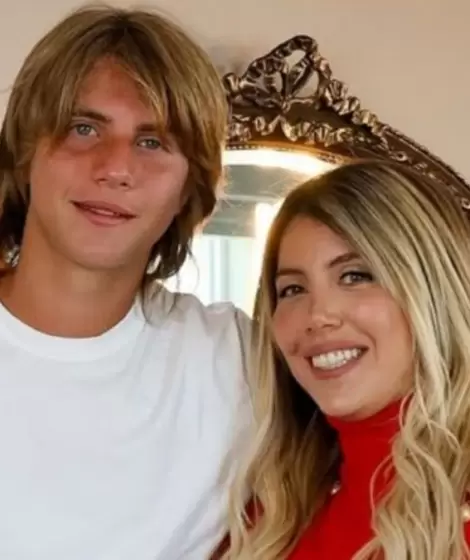 Wanda Nara desorient� a su hijo con un llanto actuado