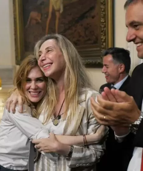 Lilia Lemoine, Karina Milei y Manuel Adorni