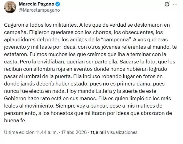 Marcela Pagano se meti� en el choque entre Lemoine y "El Gordo Dan"