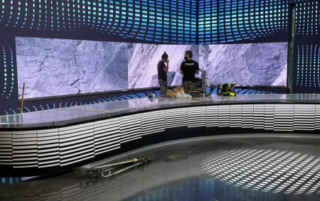 La escenograf�a de LN+