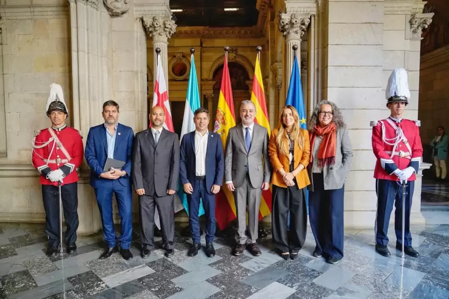 Kicillof en la  Global Progressive Mobilisation