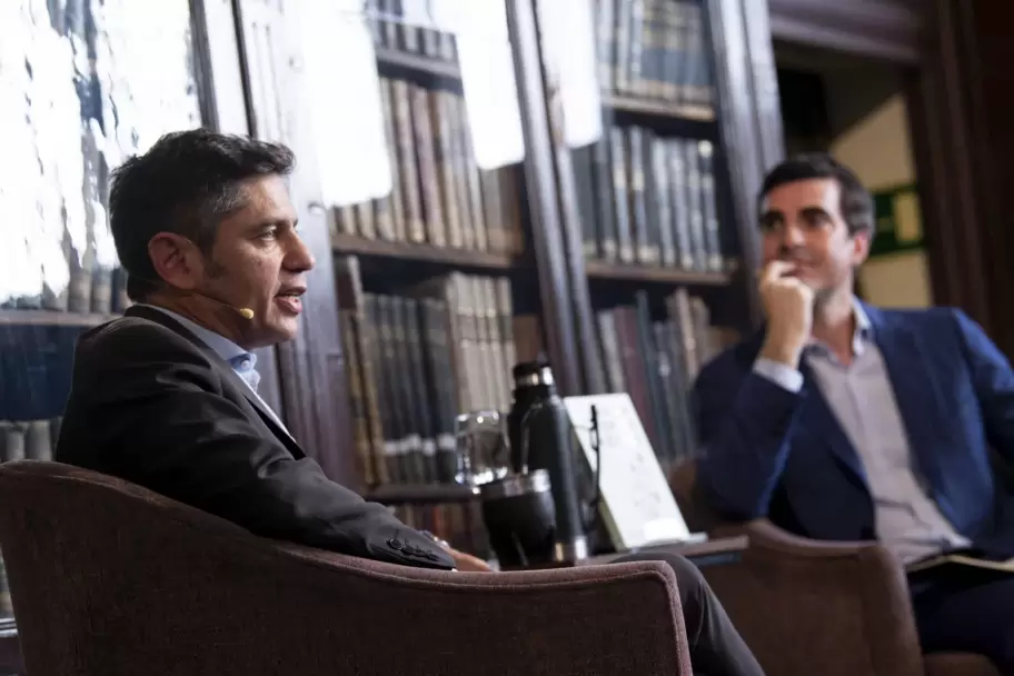 Kicillof en la  Global Progressive Mobilisation