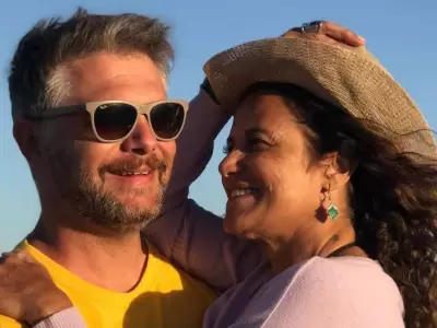 Mar�a Fernanda Callej�n y Ricky Diotto.