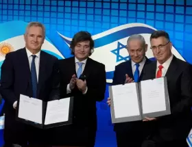 Javier Milei recibi� el Honoris Causa de la Universidad de Bar-Ilan.