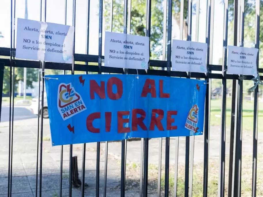 Trabajadores del SMN en pie de lucha