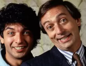 Ricardo Dar�n y Luis Brandoni en a�os de Mi Cu�ado.