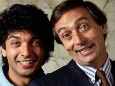 Ricardo Dar�n y Luis Brandoni en a�os de Mi Cu�ado.