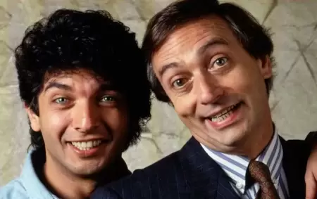 Ricardo Dar�n y Luis Brandoni en a�os de Mi Cu�ado.