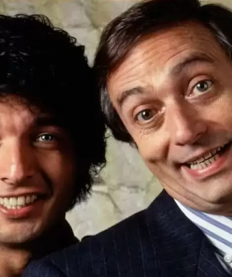 Ricardo Dar�n y Luis Brandoni en a�os de Mi Cu�ado.