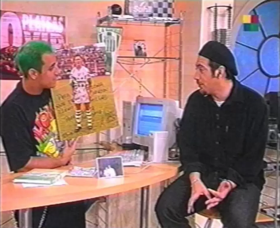 Fierita y Pato Galv�n en el Atorrantes de Am�rica TV.