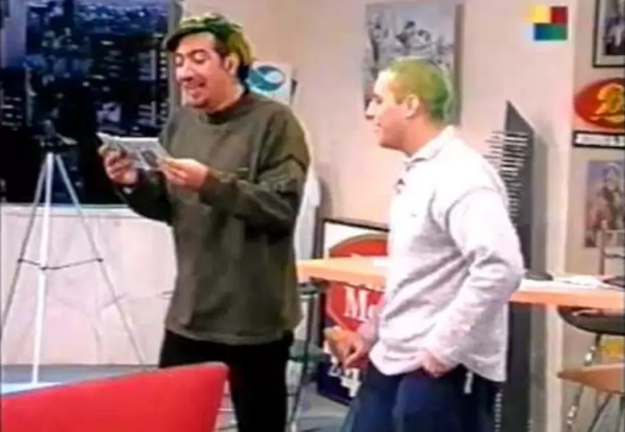 Fierita y Pato Galv�n en el Atorrantes de Am�rica TV.