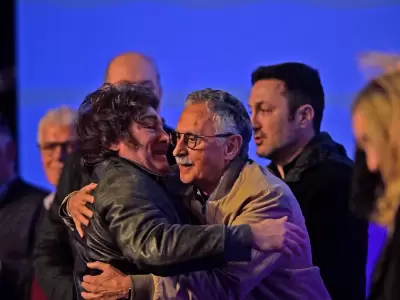 Javier Milei y Mario Lugones