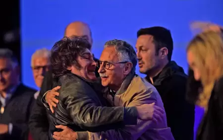 Javier Milei y Mario Lugones