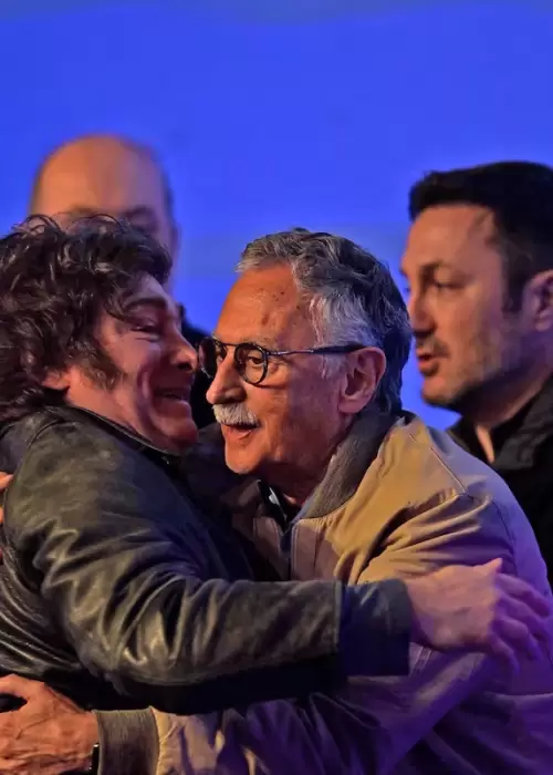 Javier Milei y Mario Lugones