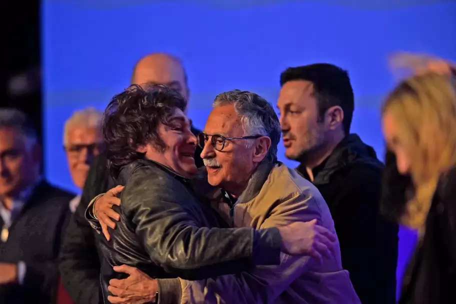 Javier Milei y Mario Lugones