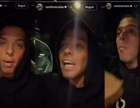 Le sacaron la licencia de conducir a Santiago Maratea por hacerse el vivo en las redes