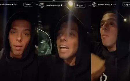 Le sacaron la licencia de conducir a Santiago Maratea por hacerse el vivo en las redes