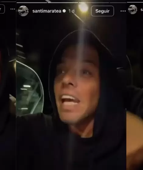 Le sacaron la licencia de conducir a Santiago Maratea por hacerse el vivo en las redes