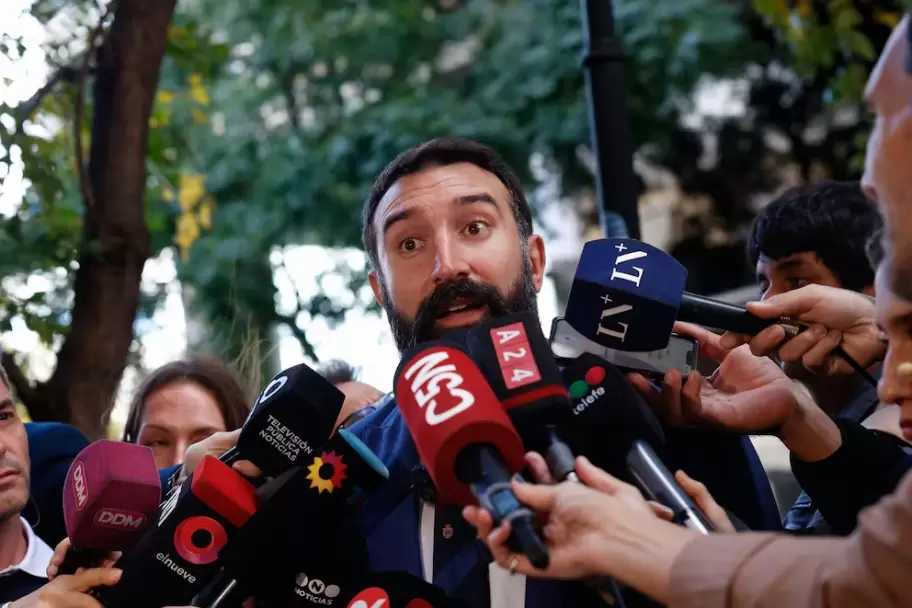 Francisco Oneto, abogado del neurocirujano Lepoldo Luque en el juicio por la muerte de Diego Maradona.