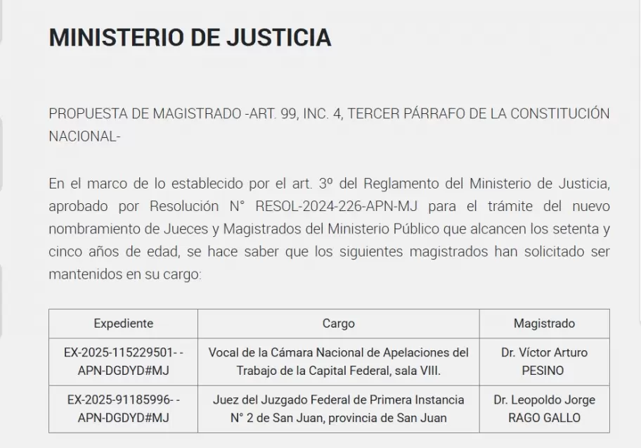 El Gobierno acelera renovaciones en medio de fallos clave