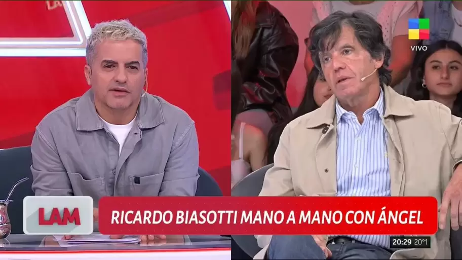 Ricardo Biasotti se sent� en LAM y desat� la furia de Anna Del Boca