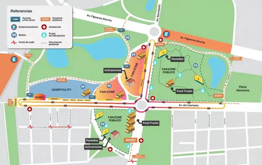 Road Show de Colapinto en Palermo: as� ser�n los cortes de calle