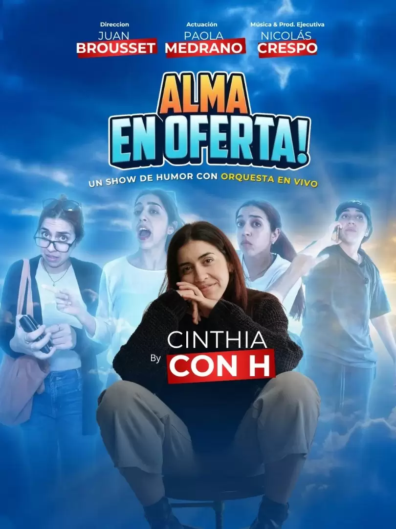 La nueva propuesta de Cinthia con H desembarca en el Teatro Regina