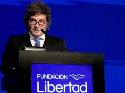 Javier Milei en la cena anual de la Fundaci�n Libertad
