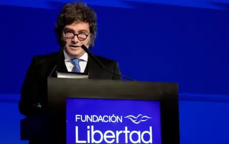 Javier Milei en la cena anual de la Fundaci�n Libertad