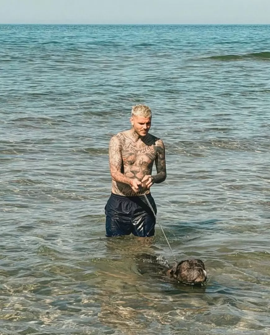 Mauro Icardi comparte con la China el perro que supo ser de Wanda Nara