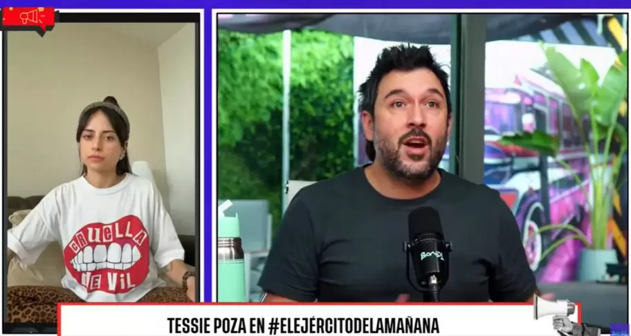 Tessie Poza cruz� a Brian Sarmiento tras su salida de Gran Hermano