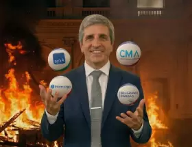 Luis Caputo hace malabares para contener su plan econ�mico a base de privatizaciones y promesas