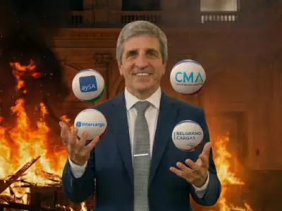 Luis Caputo hace malabares para contener su plan econ�mico a base de privatizaciones y promesas