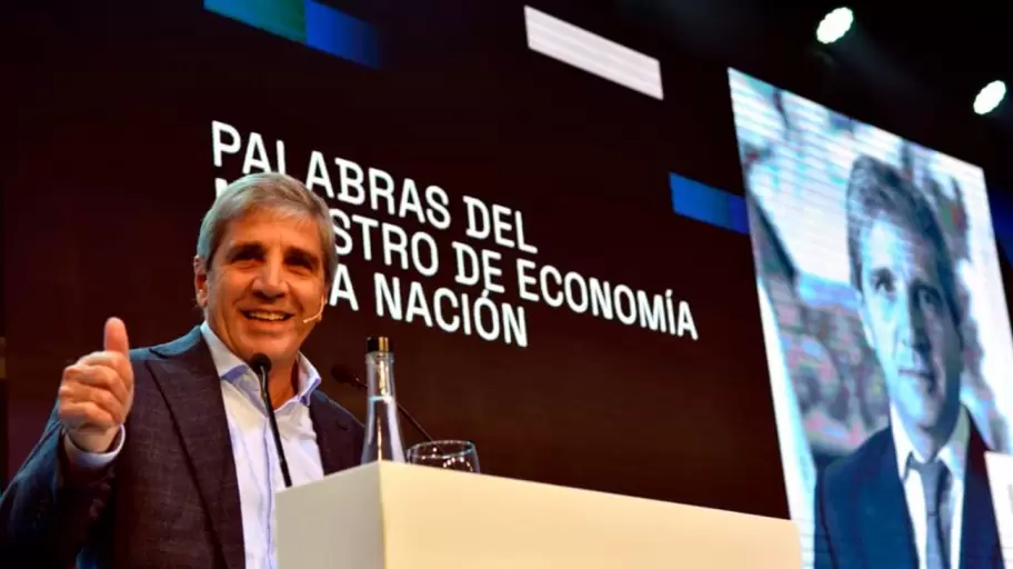 Luis Caputo desde la Expo EFI 2026
