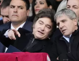 Javier Milei y Luis Caputo