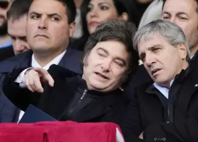 Javier Milei y Luis Caputo