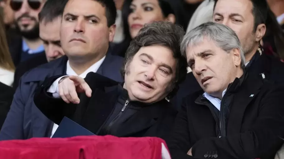 Javier Milei y Luis Caputo