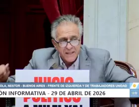 N�stor Pitrola apunt� contra el Gobierno nacional