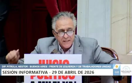 N�stor Pitrola apunt� contra el Gobierno nacional