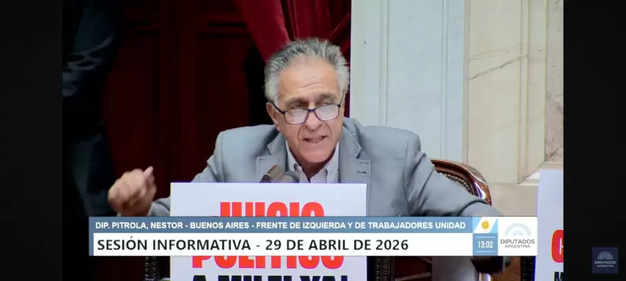 N�stor Pitrola apunt� contra el Gobierno nacional