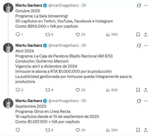 Los contratos millonarios de la TV P�blica con una productora vinculada a Marcelo Grand�o