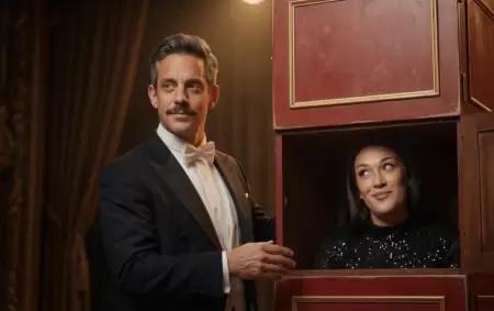 Agust�n "Rada" Aristar�n y Evelyn Botto.