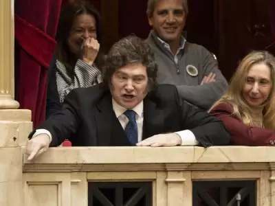 Javier Milei en el Congreso Nacional.