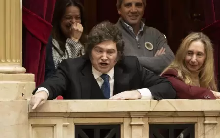 Javier Milei en el Congreso Nacional.