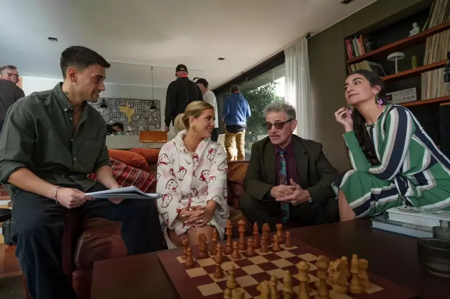 Wanda Nara pas� de grabar la serie vertical a una pel�cula