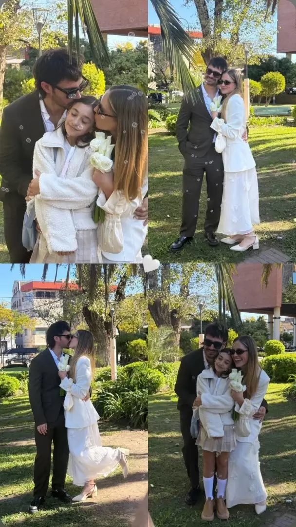 Roc�o Igarz�bal dio el "s�": boda �ntima, looks relajados y una protagonista inesperada